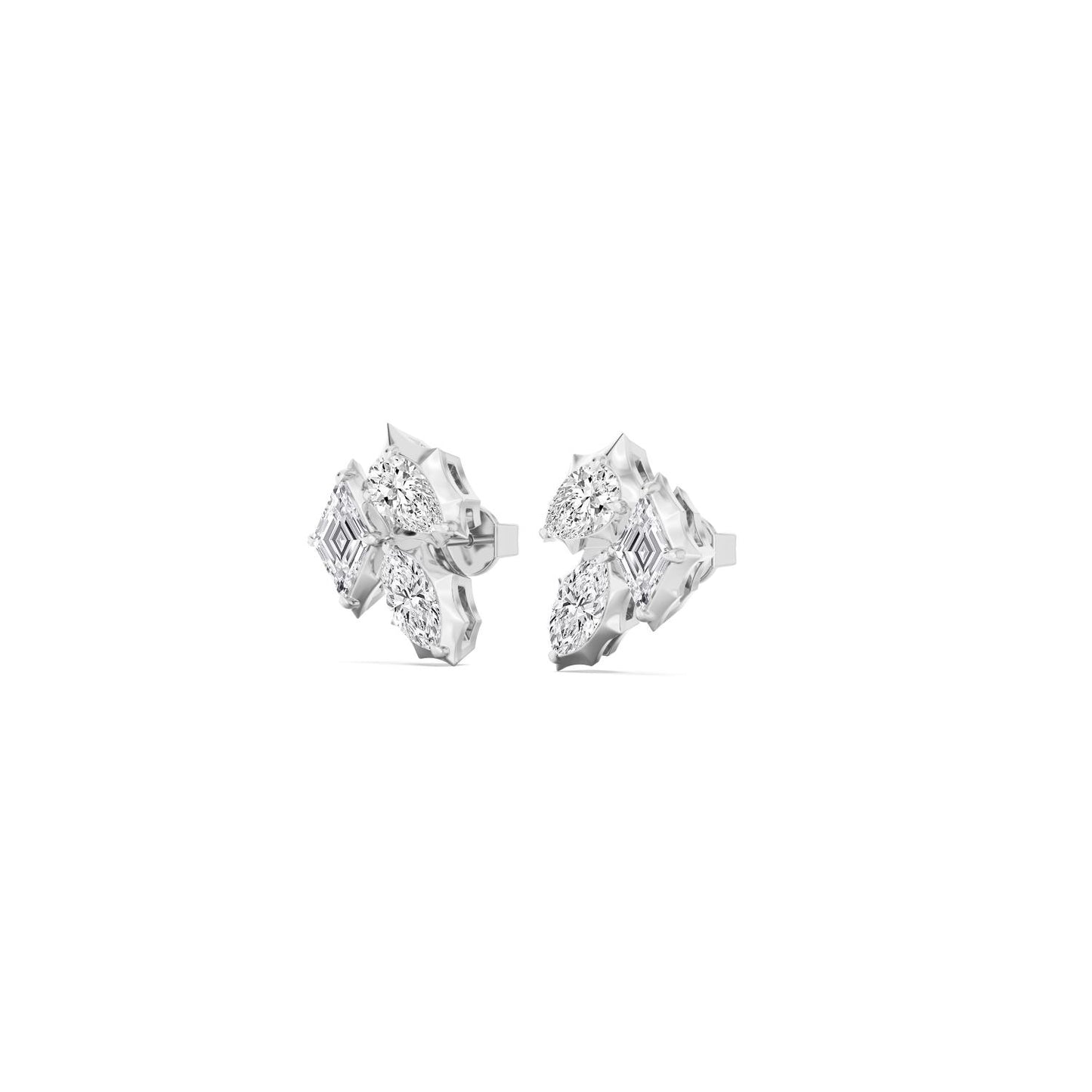Noir Petal Studs