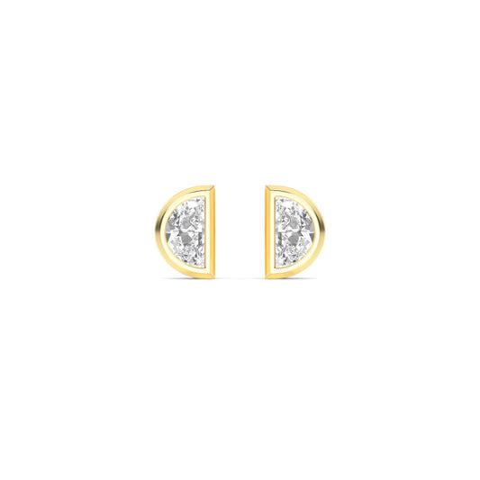 Luna Bezel Studs