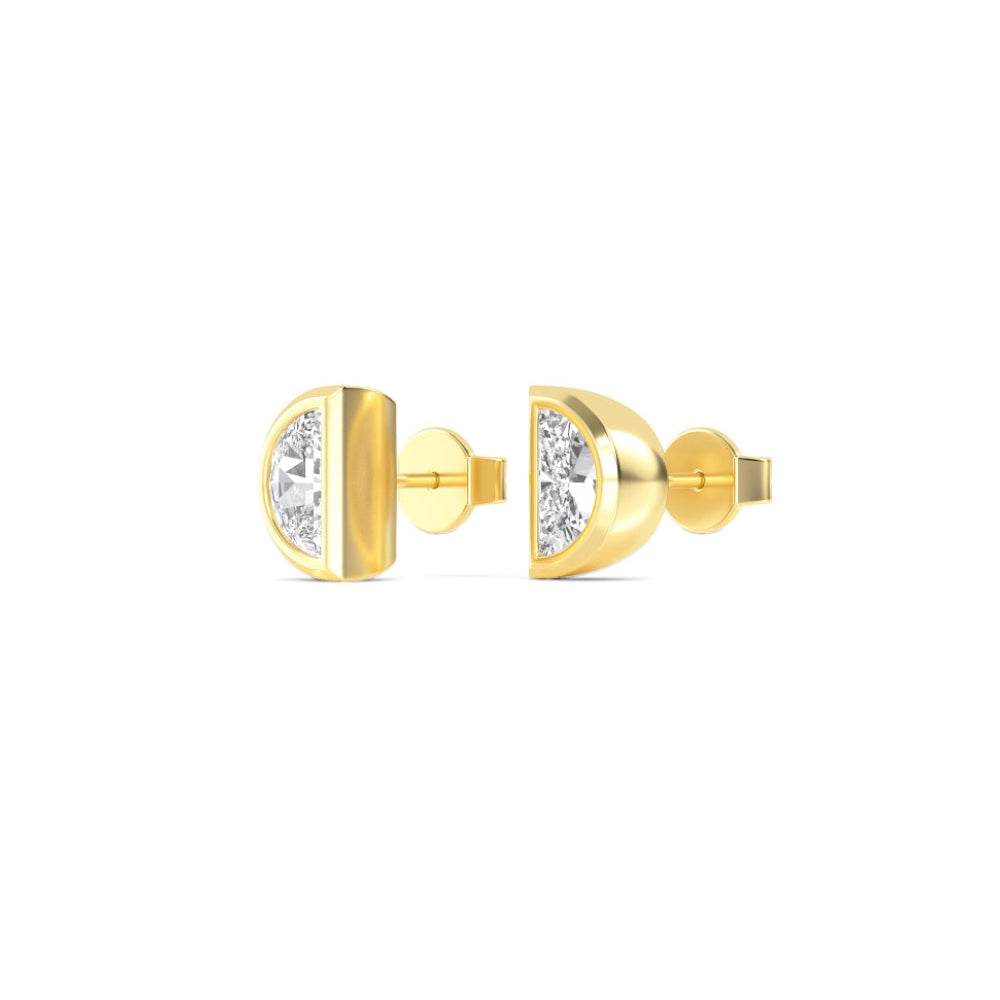 Luna Bezel Studs