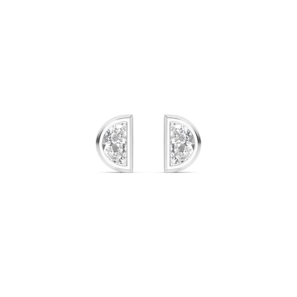 Luna Bezel Studs